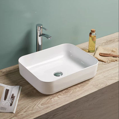 500mmx395mm  Above Counter Basin - Gloss White