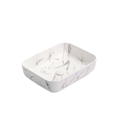 500mmx390mm  Above Counter Basin - Matte White