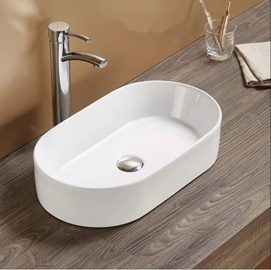 525mmx300mm  Above Counter Basin - Matte White