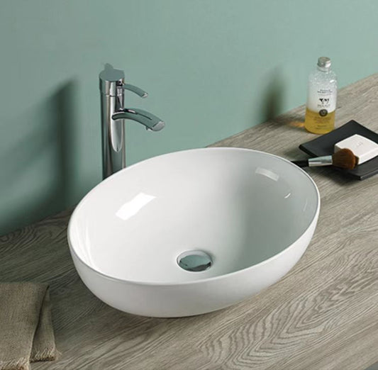 505mmx395mm  Above Counter Basin - Gloss White