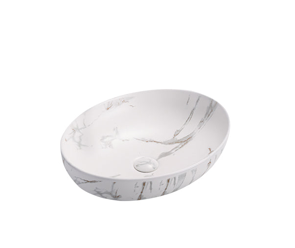 520mmx395mm  Above Counter Basin - Matte White