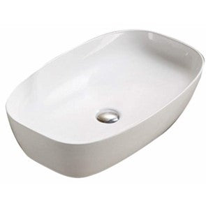 600mmx380mm  Above Counter Basin - Gloss White