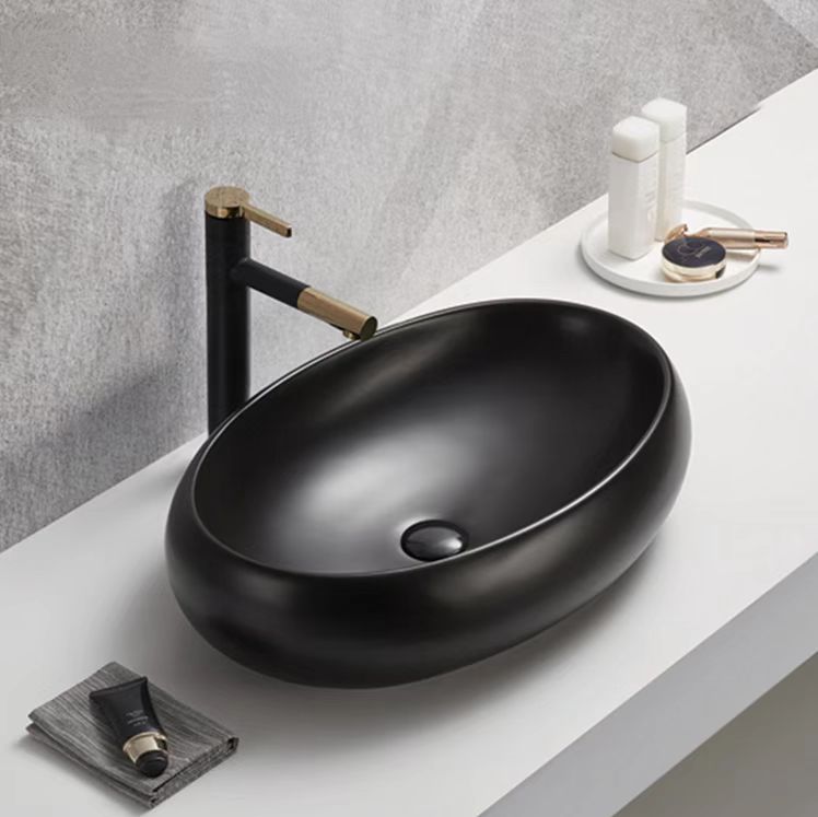 610mmx420mm  Above Counter Basin - Matte Black