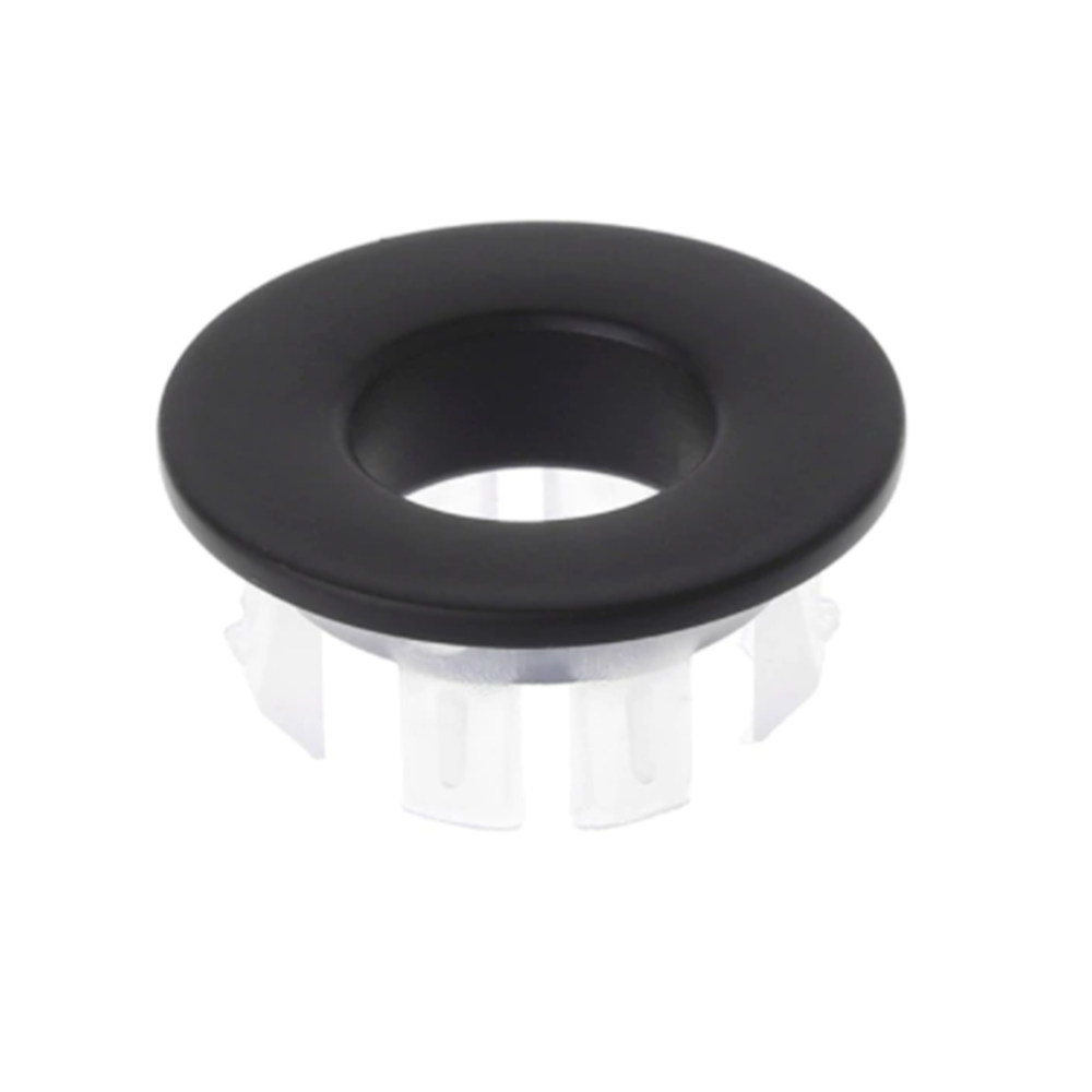 Brass Overflow Ring - Matte Black