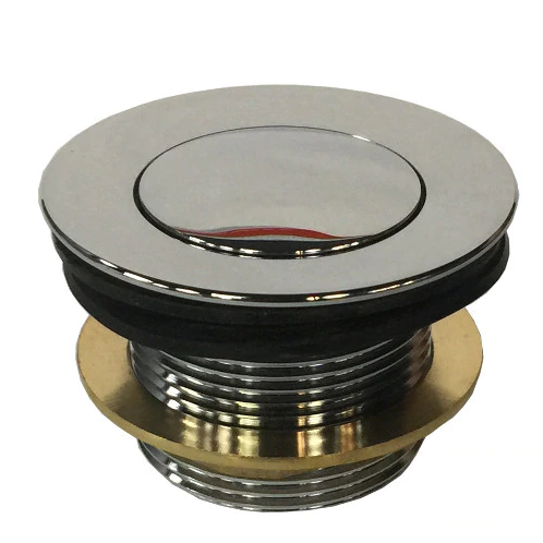 40mm Brass Bathtub Pop Up Waste - Non Overflow - Chrome