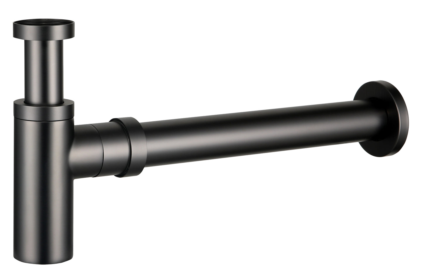 40mm Brass Bottle Trap - Gun Metal