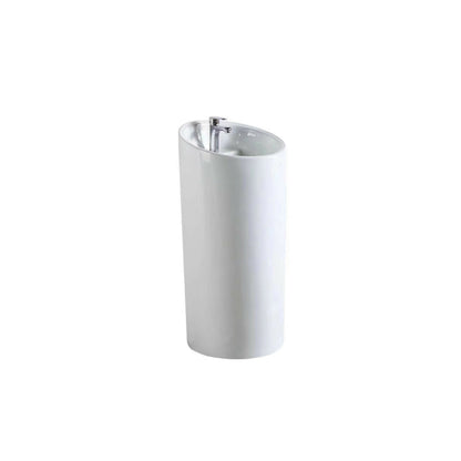 460mmx480mm  Pedestal Basin - Gloss White