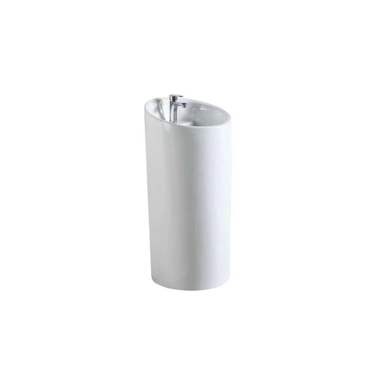 460mmx480mm  Pedestal Basin - Gloss White