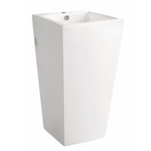 510mmx460mm  Pedestal Basin - Gloss White