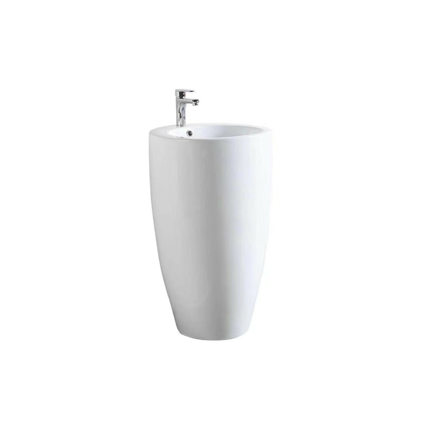 550mmx515mm  Pedestal Basin - Gloss White