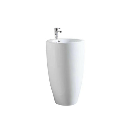 550mmx515mm  Pedestal Basin - Gloss White