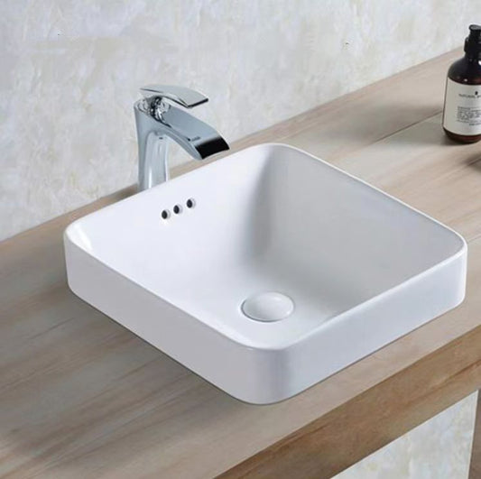 430mmx430mm  Insert Basin - Gloss White