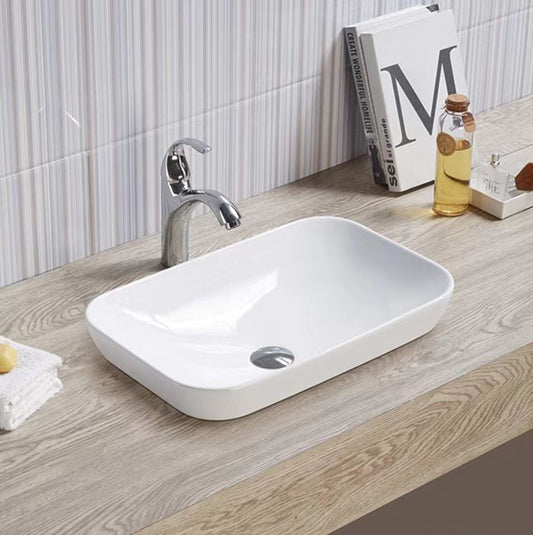 515mmx360mm  Insert Basin - Gloss White