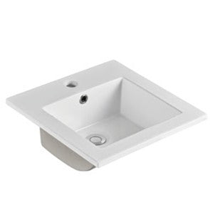 410mmx410mm  Insert Basin - Gloss White