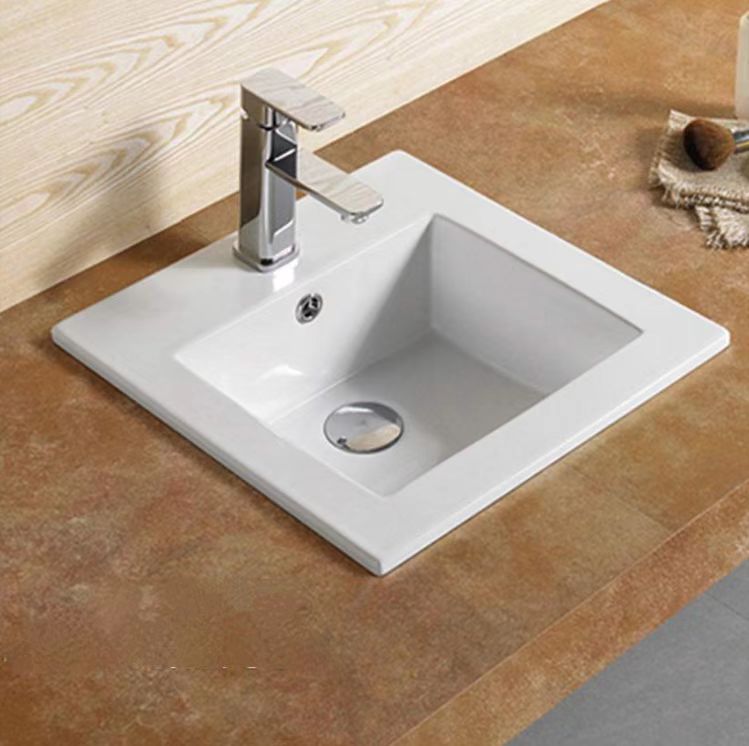 410mmx410mm  Insert Basin - Gloss White