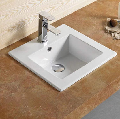 410mmx410mm  Insert Basin - Gloss White