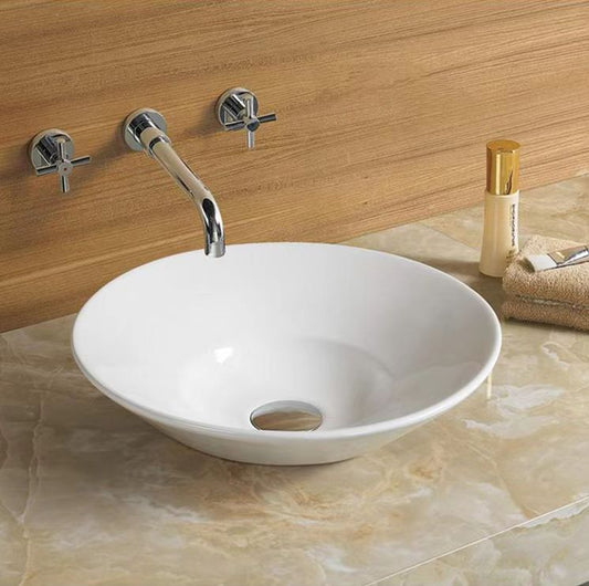 410mmx410mm  Insert Basin - Gloss White