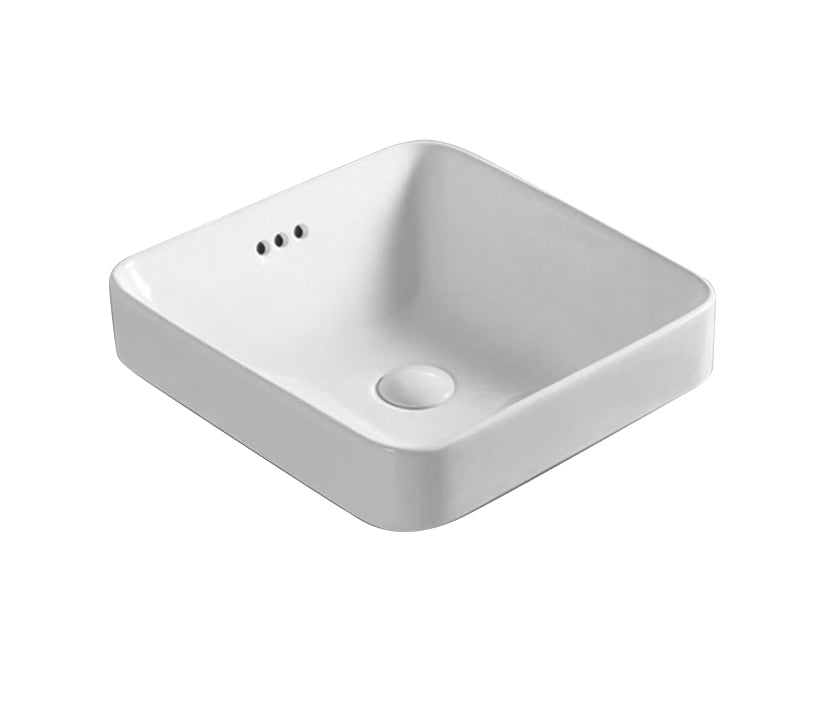 430mmx430mm  Insert Basin - Gloss White