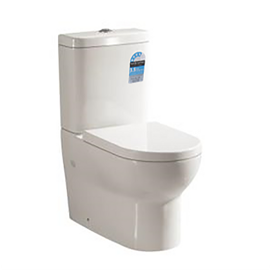 Pola  Back-to-Wall Toilet Suite - Gloss White