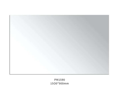 1500mmx900mm - Plain Pencil Edge Framless Mirror
