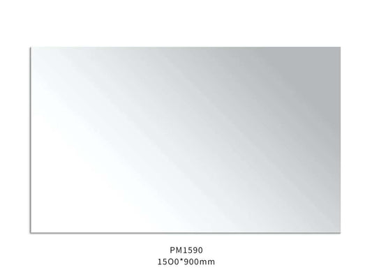 1500mmx900mm - Plain Pencil Edge Framless Mirror