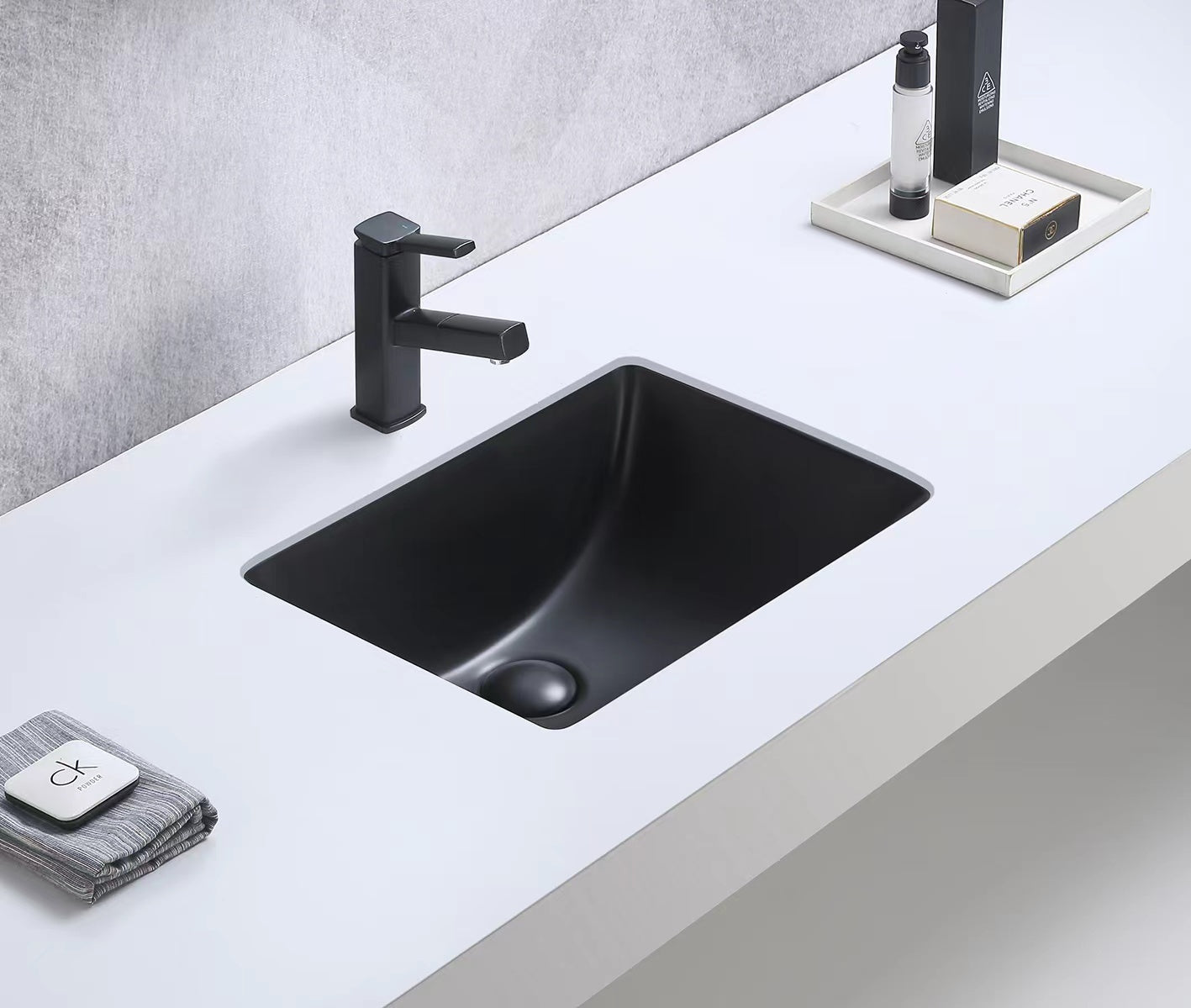 460mmx330mm  Under Counter Basin - Gloss White