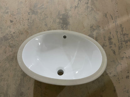 460mmx390mm  Under Counter Basin - Gloss White