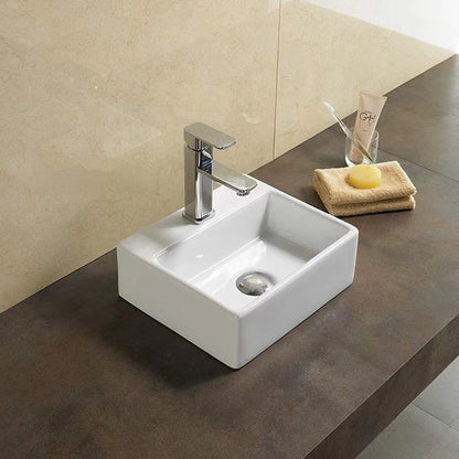 330mmx290mm  Above Counter Basin - Gloss White