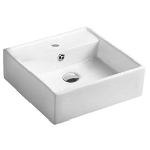 385mmx385mm  Above Counter Basin - Gloss White