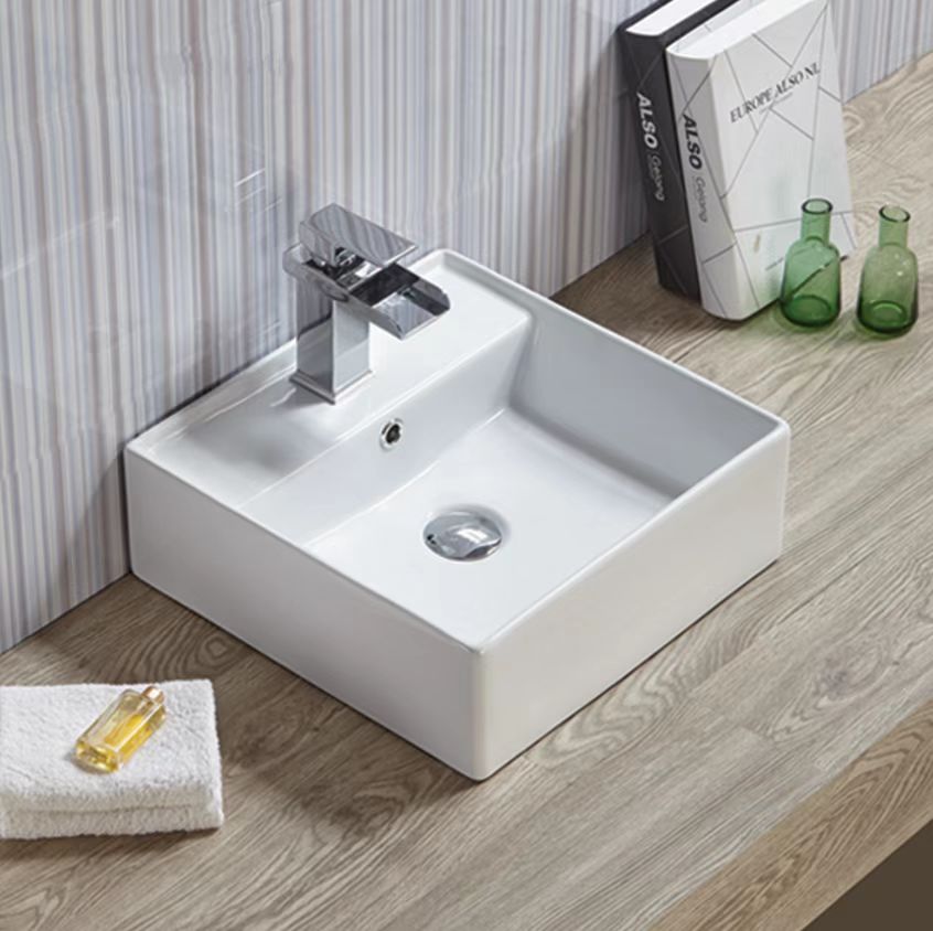 405mmx405mm  Above Counter Basin - Gloss White