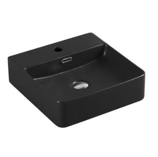 425mmx425mm  Above Counter Basin - Matte Black