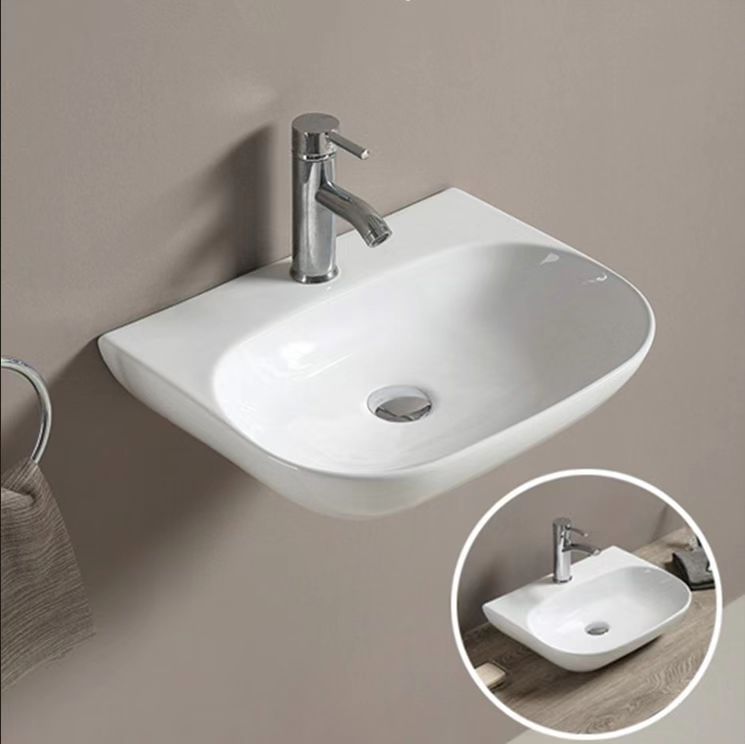500mmx385mm  Above Counter Basin - Gloss White