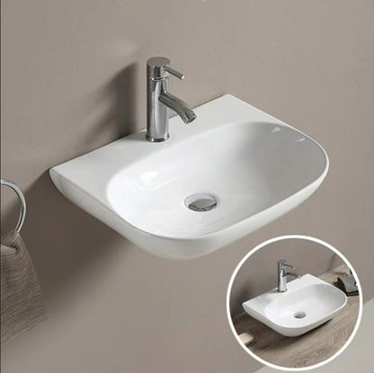 500mmx385mm  Above Counter Basin - Gloss White