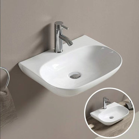 500mmx385mm  Above Counter Basin - Gloss White