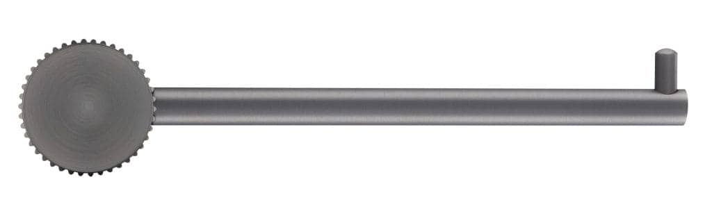 Mica Fluted Toilet Paper Holder - Gunmetal