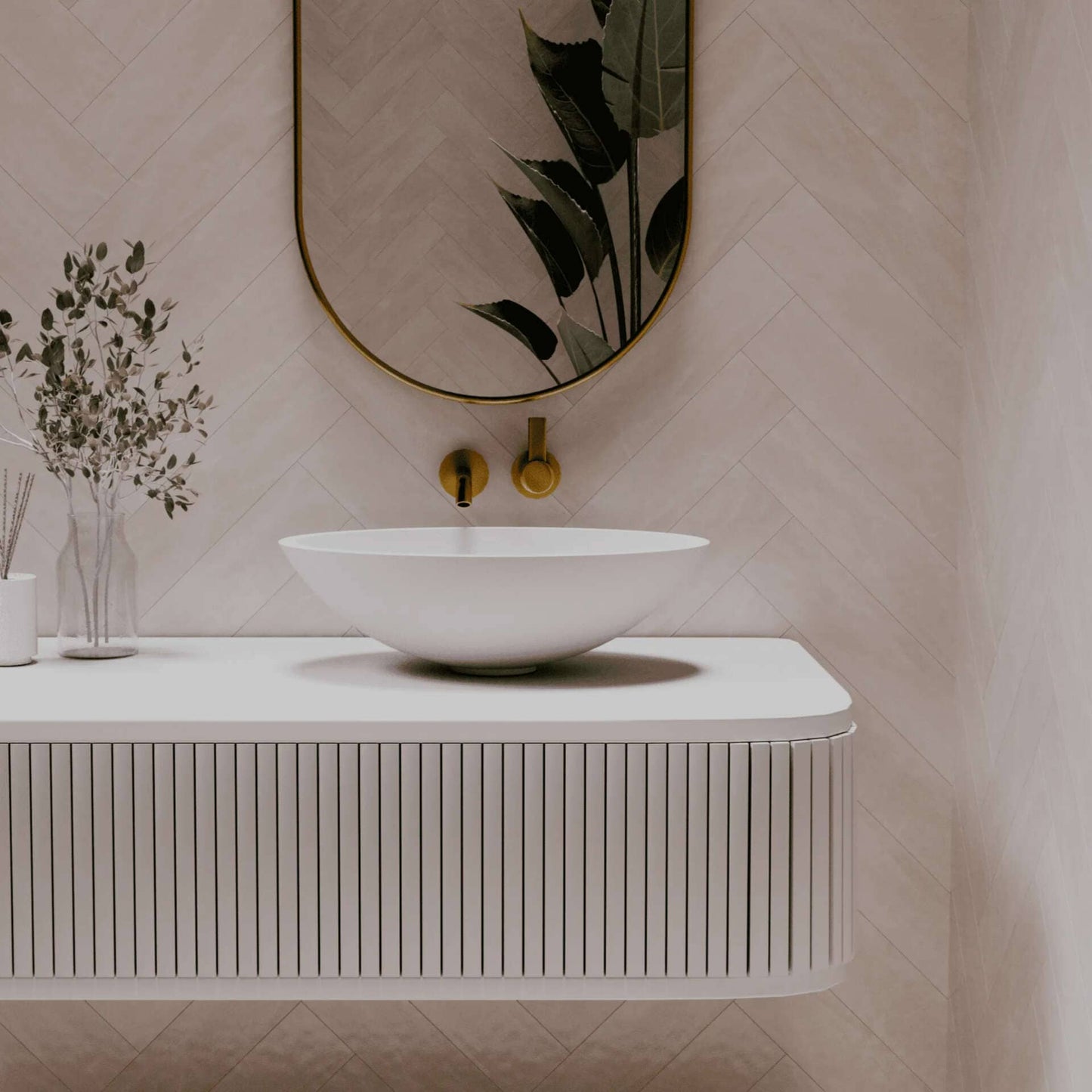 500mm Pietra Bianca - Pearl Above Counter Basins
