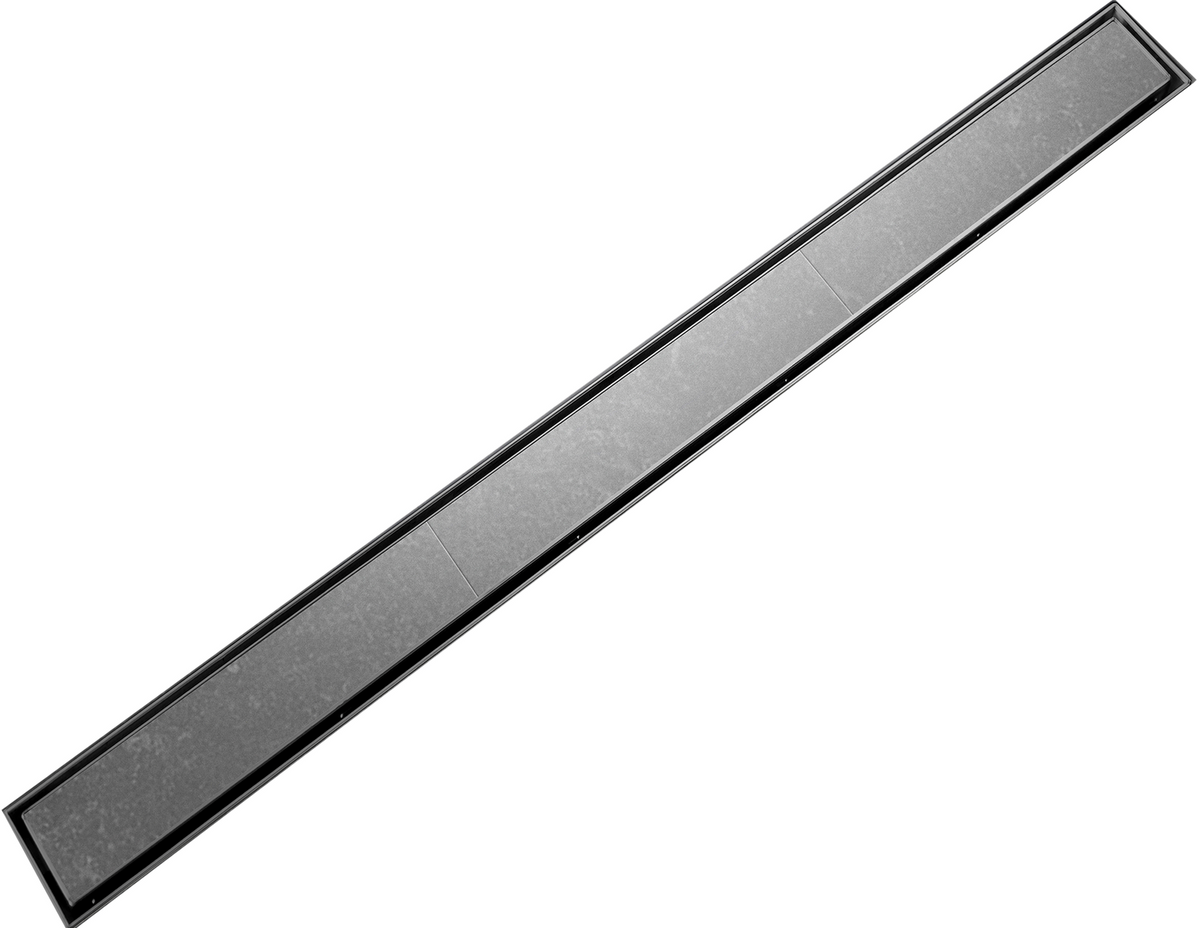 Tile Insert - NO LIP - Shower Grate - 800mm Black