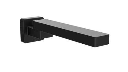 Quadra Swivel Wall Bath Spout - Matte Black