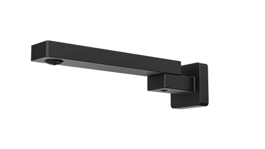 Quadra Swivel Wall Bath Spout - Matte Black