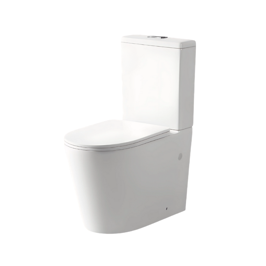 Quay S2 Back to Wall Rimless Toilet Suite - Chrome