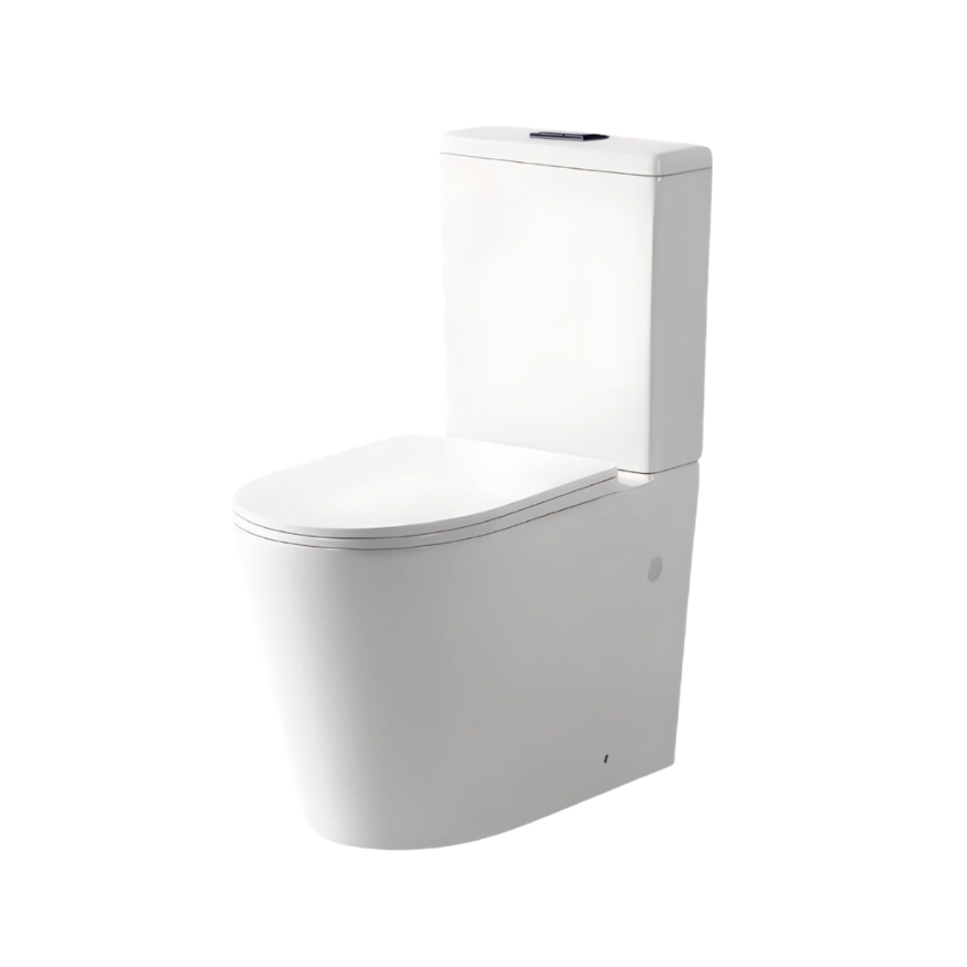 Quay S2 Back to Wall Rimless Toilet Suite - Gunmetal