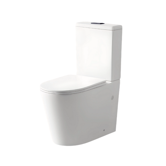 Quay S2 Back to Wall Rimless Toilet Suite - Gunmetal