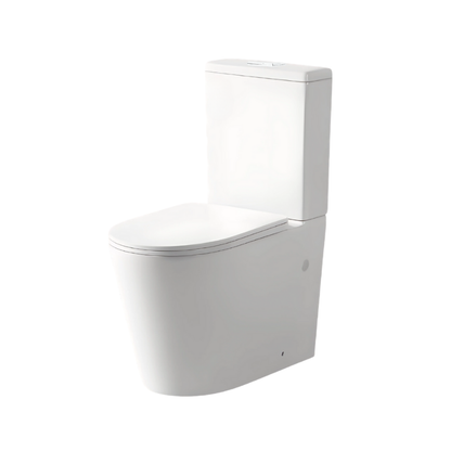 Quay S2 Back to Wall Rimless Toilet Suite - Matte White