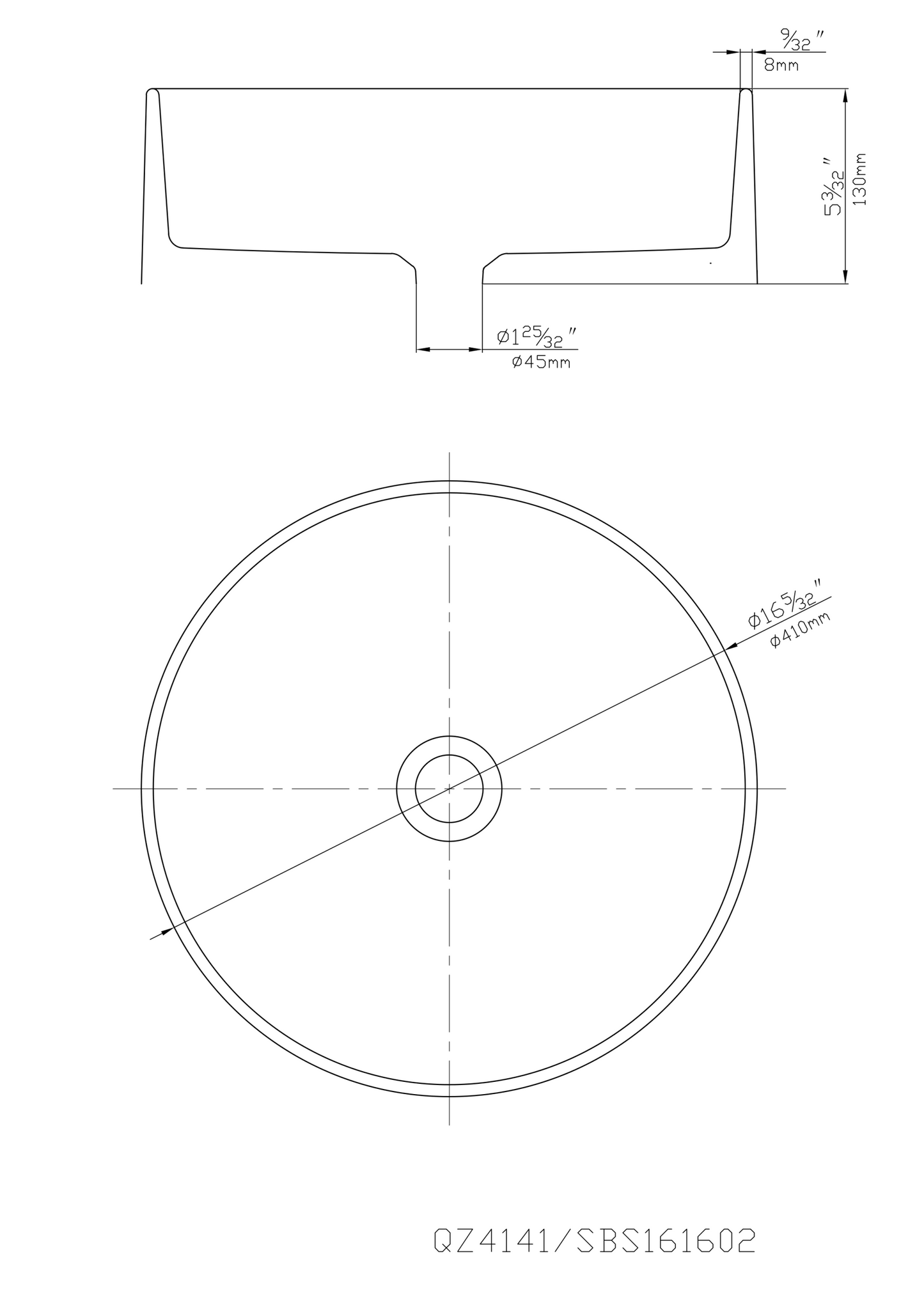 410mm Quartz Undermount Kitchen Sink - Single Bowl - Matte Black