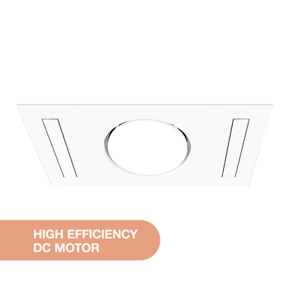 Quasar DC 2200w PTC Fan Forced Heat 4 in 1 Bathroom
Heater Exhaust Fan with 24w Tricolour Light White