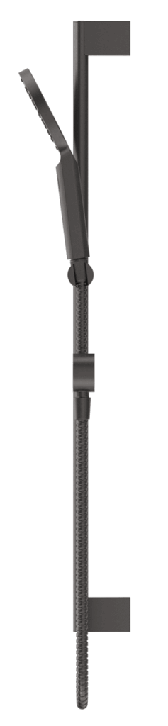 Mica Shower Head on Rail Round - Gunmetal