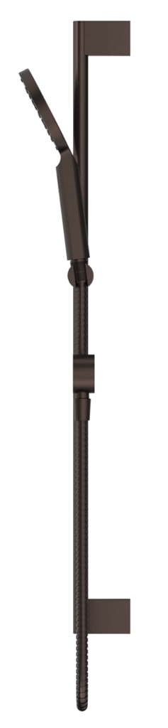 Mica Shower Head on Rail Round - Dusk Bronze