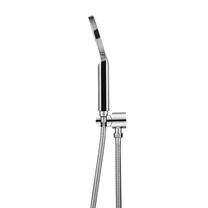 Mica Wide Hand Shower On Wall Bracket - Chrome