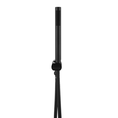 Mica Hand Shower On Wall Bracket - Black