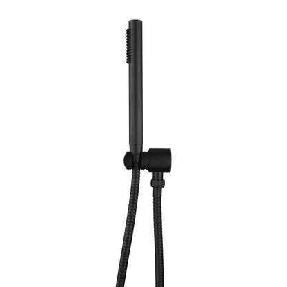 Mica Hand Shower On Wall Bracket - Black